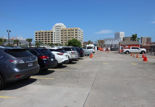 Galveston Cruise Parking Lot